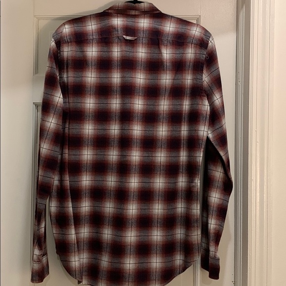 Mens Vince button down flannel - Picture 2 of 4